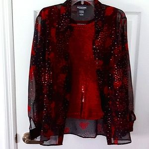 Two-piece elegant blouse